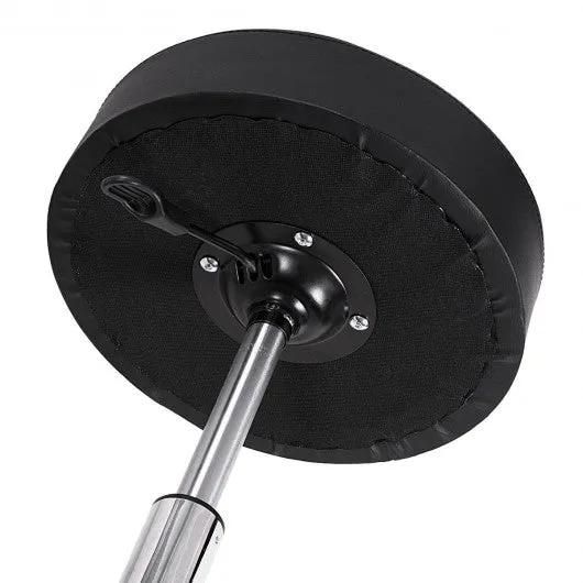 1 pc Adjustable Hydraulic Rolling Swivel Massage Spa Bar Stool-Black