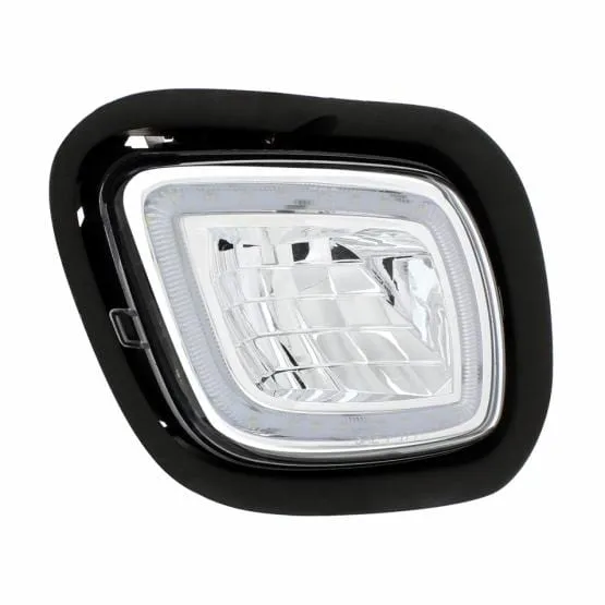 2008-2017 Freightliner Cascadia "Competition Series" LED Fog & Driving Light w/ Halo Position Light