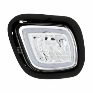 2008-2017 Freightliner Cascadia "Competition Series" LED Fog & Driving Light w/ Halo Position Light