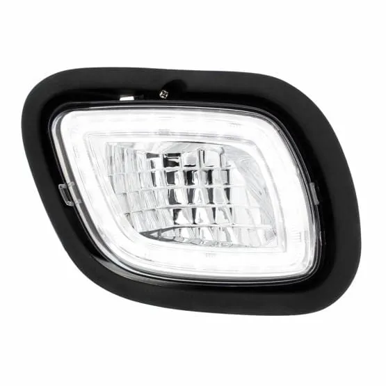 2008-2017 Freightliner Cascadia "Competition Series" LED Fog & Driving Light w/ Halo Position Light
