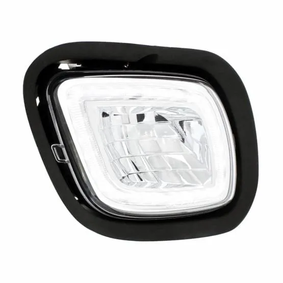 2008-2017 Freightliner Cascadia "Competition Series" LED Fog & Driving Light w/ Halo Position Light