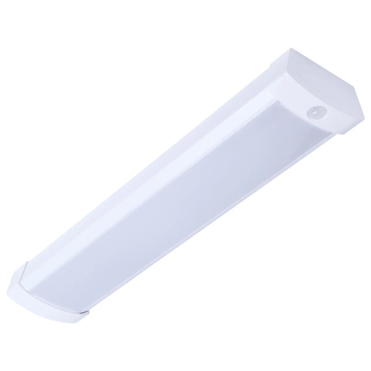 2ft LED Ceiling Wrap with PIR Motion Sensor, 20 Watts, 1650 Lumens, Selectable CCT, White Finish, 120-277V