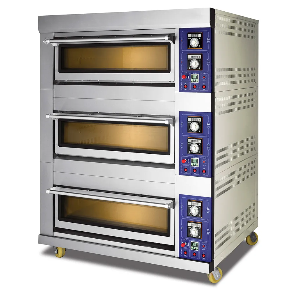 3 Deck 9 Tray Gas Deck Oven  (Standard Series)