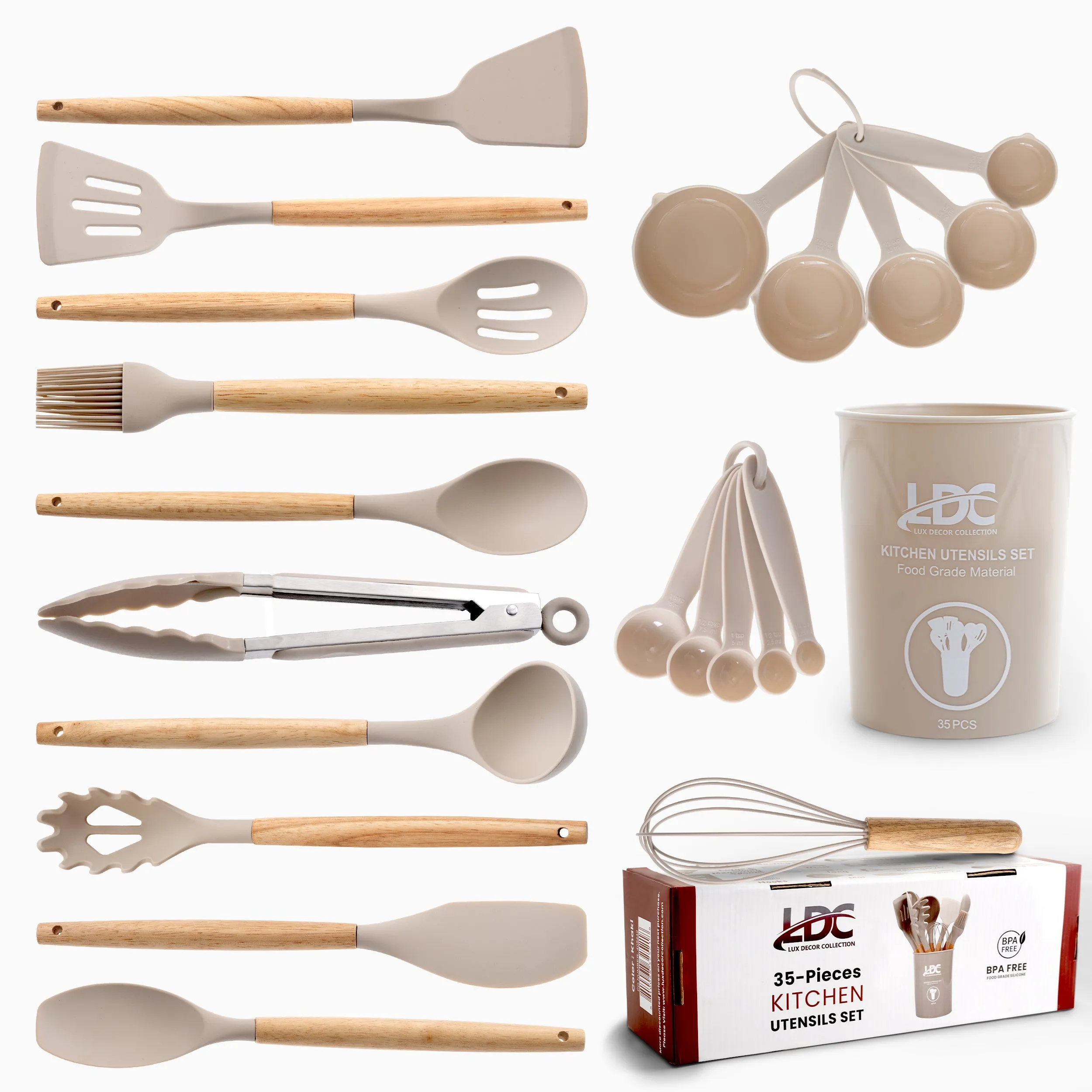 35- Piece Kitchen Utensils Set
