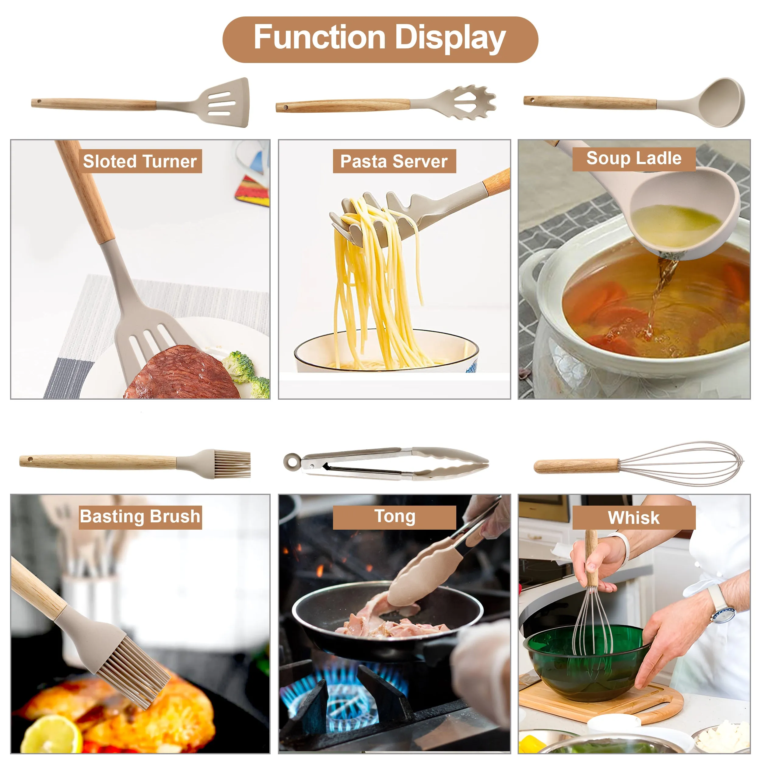 35- Piece Kitchen Utensils Set