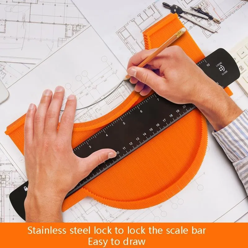 6 Metal Profile Utensil Contour with Lock - Regular Width