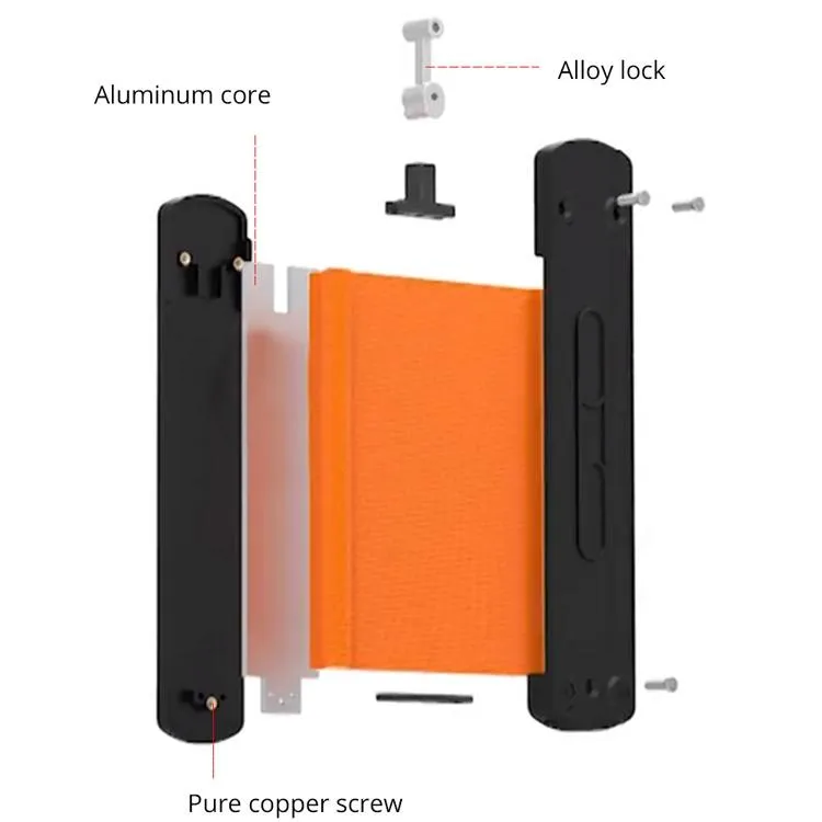 6 Metal Profile Utensil Contour with Lock - Regular Width