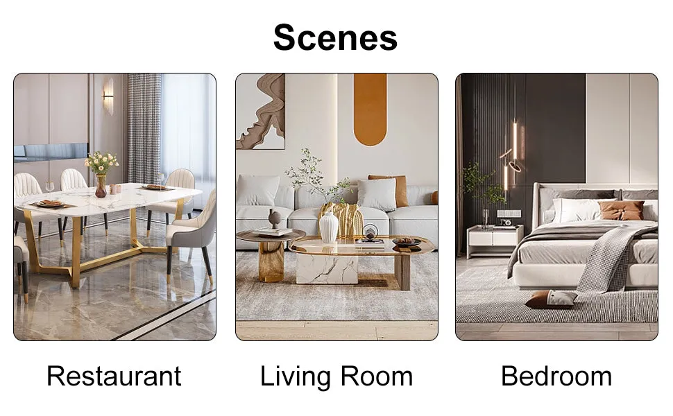 6-Piece Light Gray Faux Leather Dining Chairs Set with Metal Legs - Stylish, Comfortable, Easy Assembly