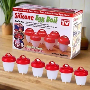 6 piece Silicone Egg Boiler
