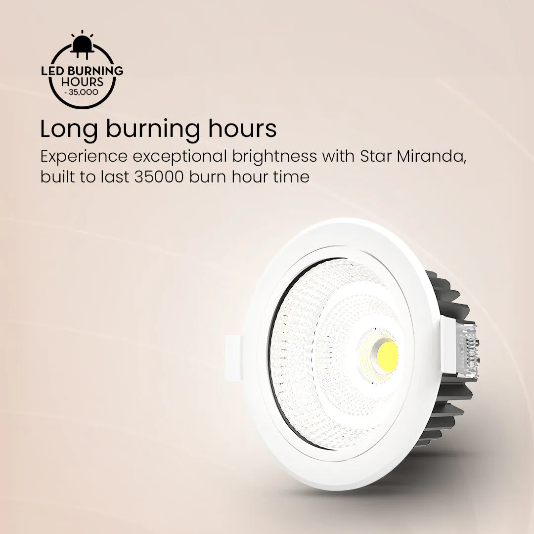 6W Star Miranda Round Led COB