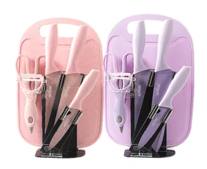 7 Piece kitchen knife set/Juego de cuchillos de 7 piezas