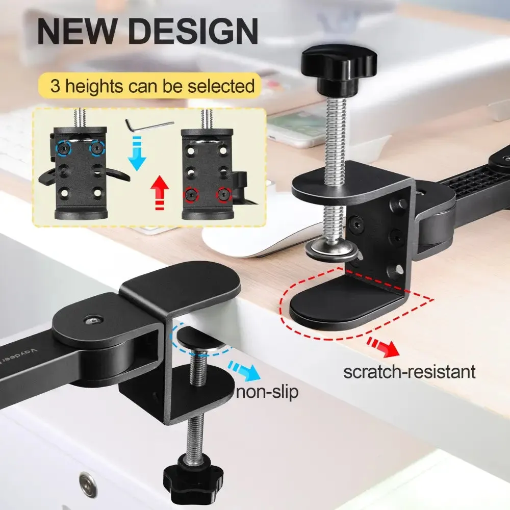 Adjustable Armrest Ergonomic Wrist Rest Mouse Pad Arm Rest 360 Degrees Rotatable Comfort Shoulder