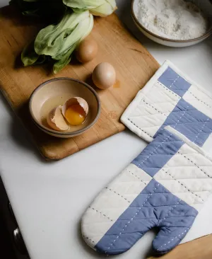 Anchal patchwork Pot Holder | Slate POTS