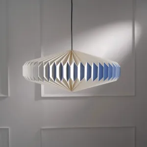ANKUR COMET ORIGAMI PENDANT LIGHT- PAPER HANDPLEATING HANGING LIGHT