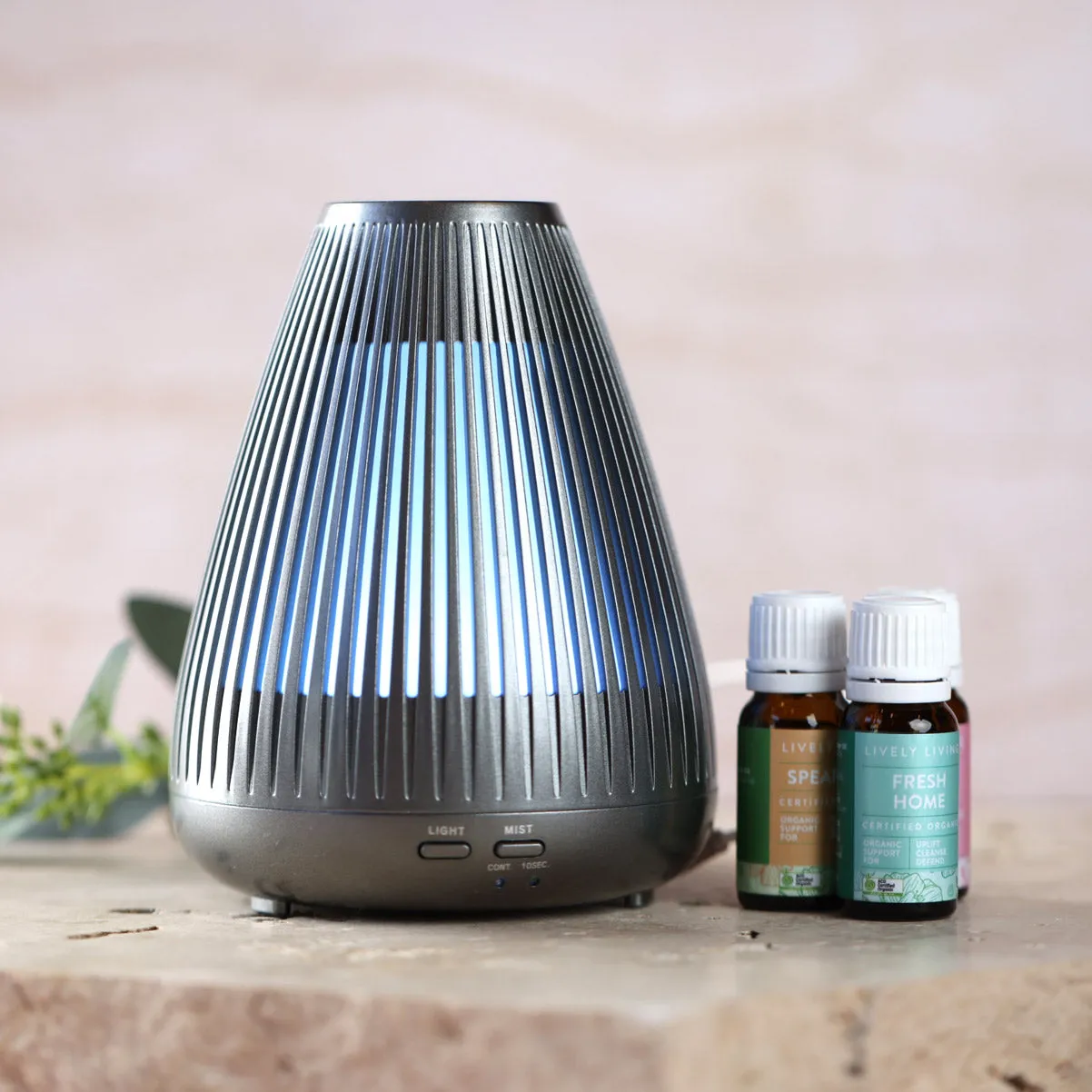 Aroma-Flare Diffuser Duo   Essential Oils kit