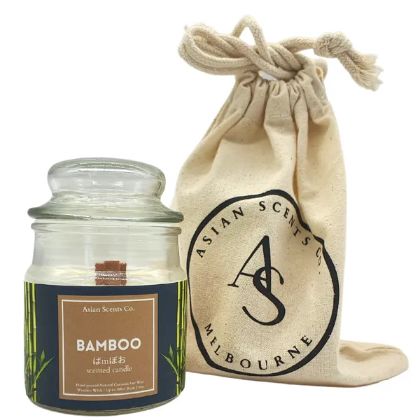 Asian Scent Co. Candle: Bamboo Scented (80gm)