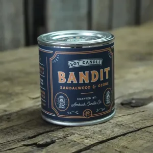 Bandit | Sandalwood   Ozone 8oz Soy Candle