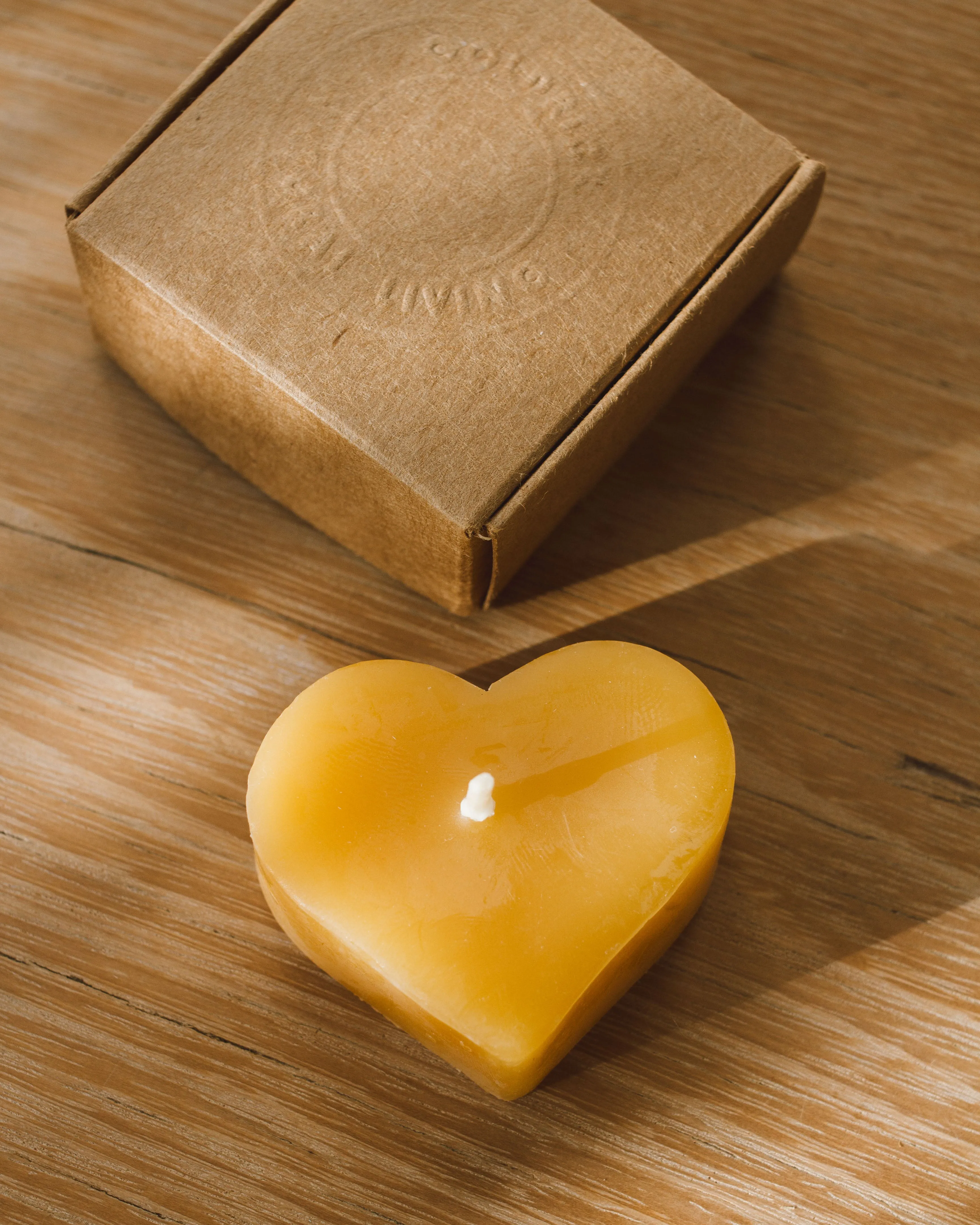 Beeswax Heart Tealight | Wholesale