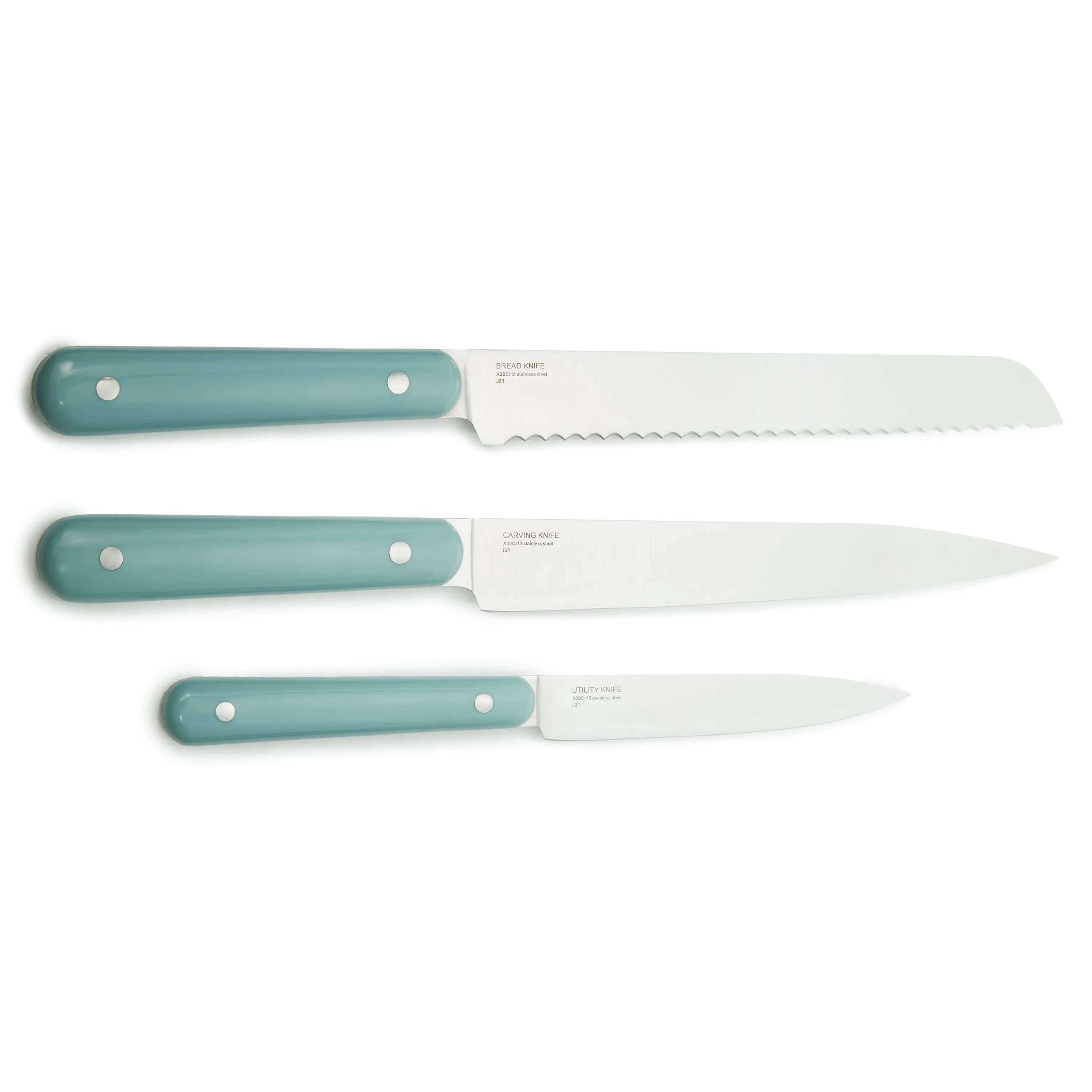 BergHOFF Leo Slate 3Pc Cutlery Set, Stainless Steel Blades