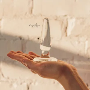 Blown Spade Plug Glass Anal Toy By Spartacus