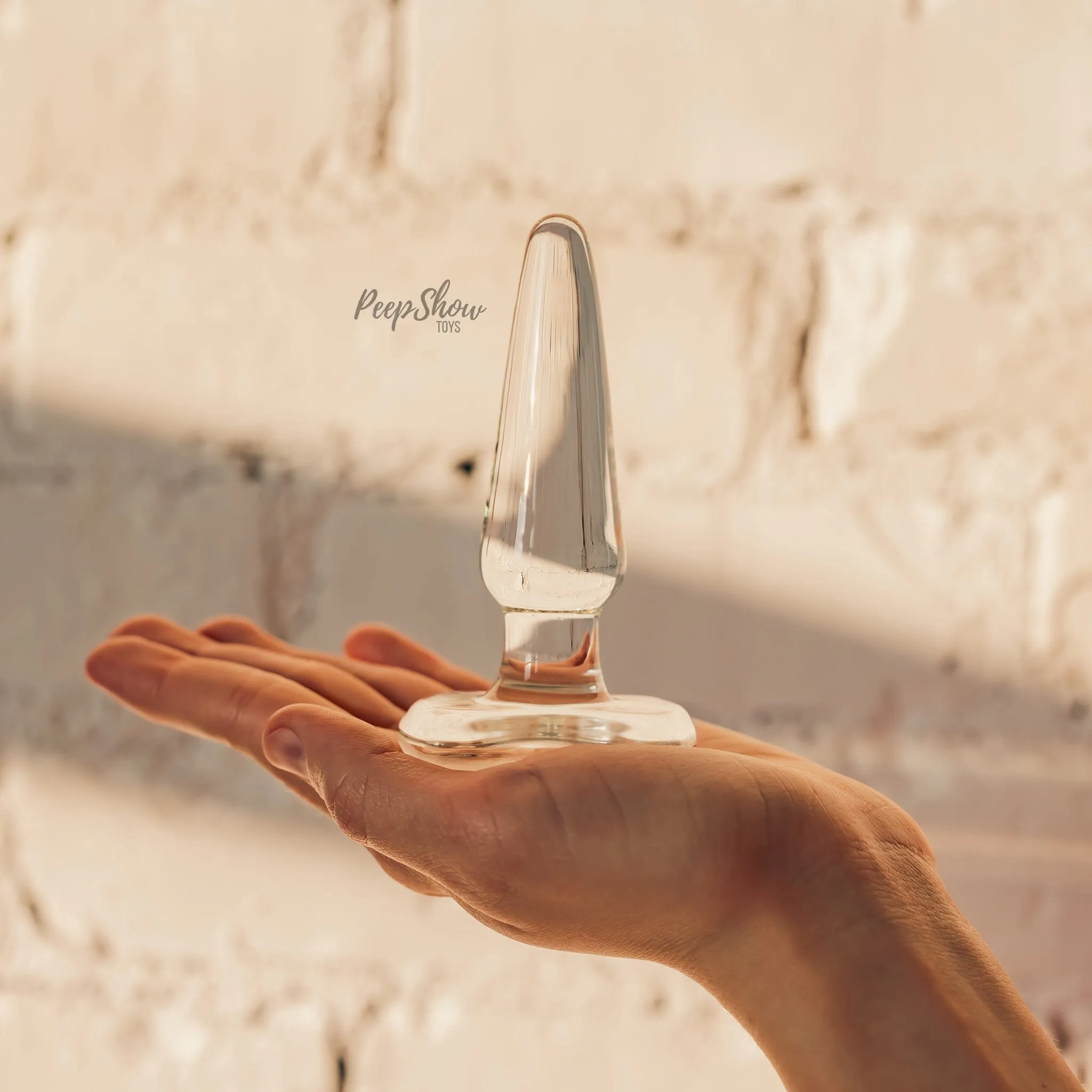 Blown Spade Plug Glass Anal Toy By Spartacus