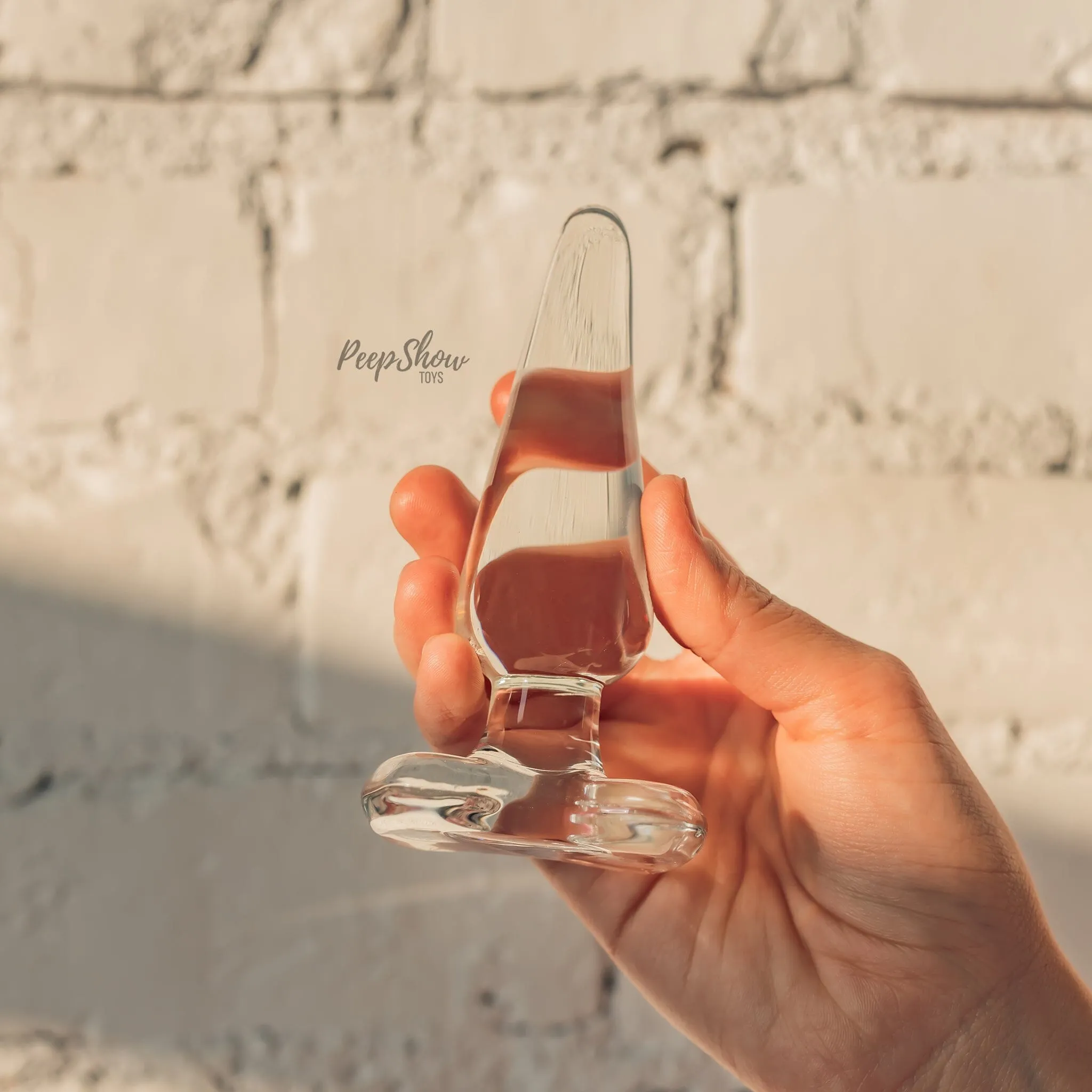 Blown Spade Plug Glass Anal Toy By Spartacus