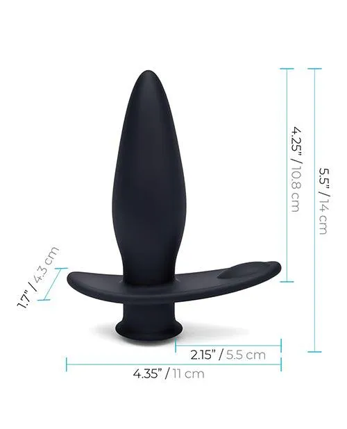 Blue Line Vibrating Anal Plug Pointer W-remote