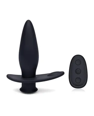 Blue Line Vibrating Anal Plug Pointer W-remote