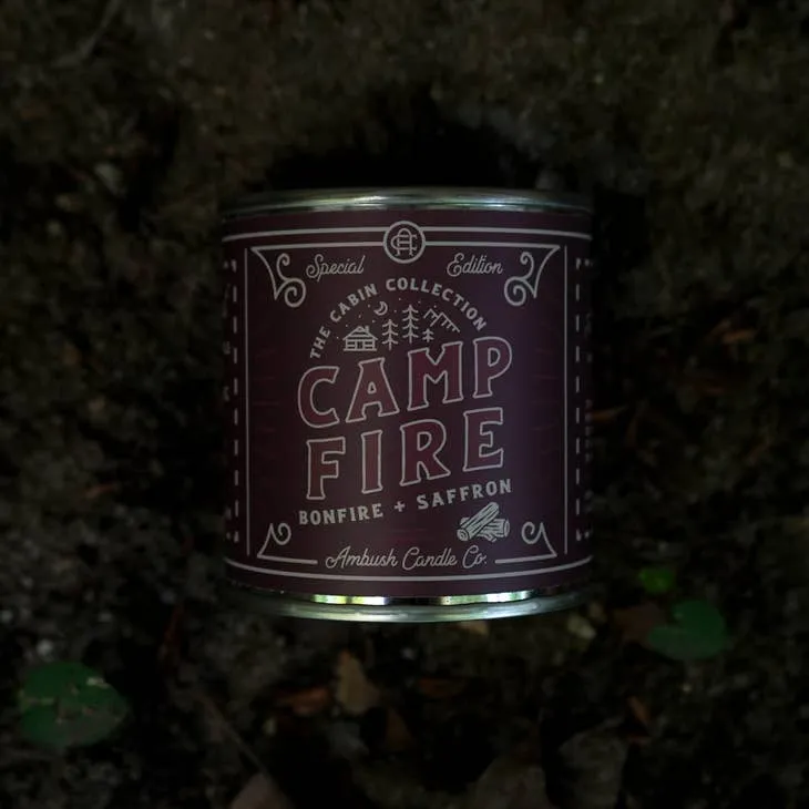 Campfire | Bonfire   Saffron 8oz Soy Candle