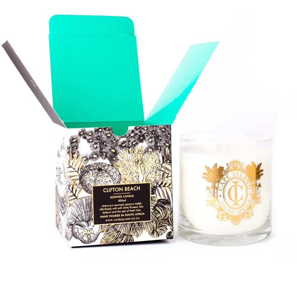 Cape Island Large Candle Clifton Beach