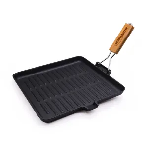 Cast Iron Square Frypan - 24cm