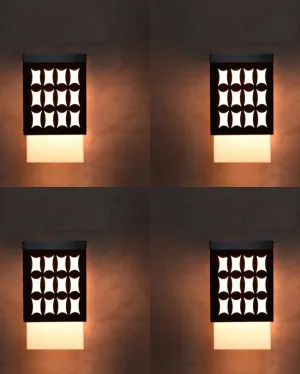 Classically Wooden Style Hanging Lamp | Set of 4 Pendant  Lamp | Set of 4 | 4 x 4 x 7 inches