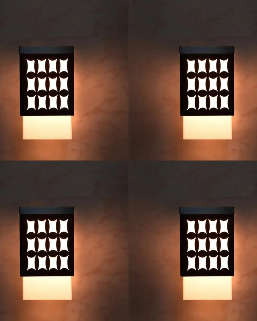 Classically Wooden Style Hanging Lamp | Set of 4 Pendant  Lamp | Set of 4 | 4 x 4 x 7 inches