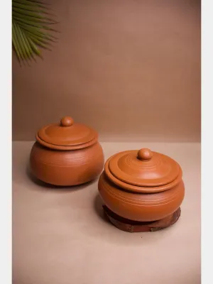 Combo |Cooking Handi 1.8 Litres& Dahi Handi 1 Litre