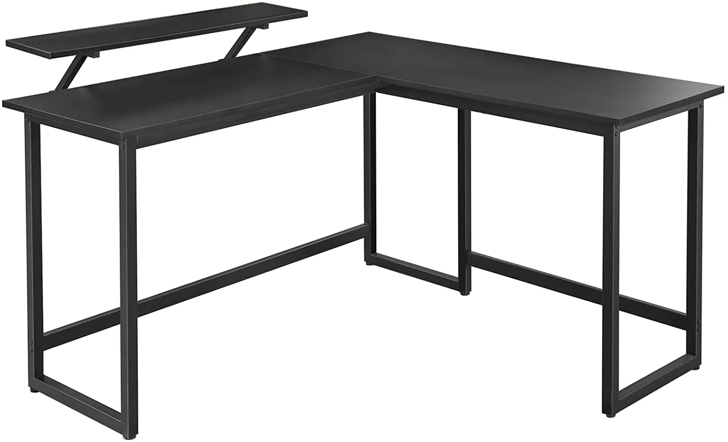 Computer Desk with Monitor Stand | L-Shape Desk | Corner Desk