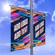 Custom Light Pole Banner