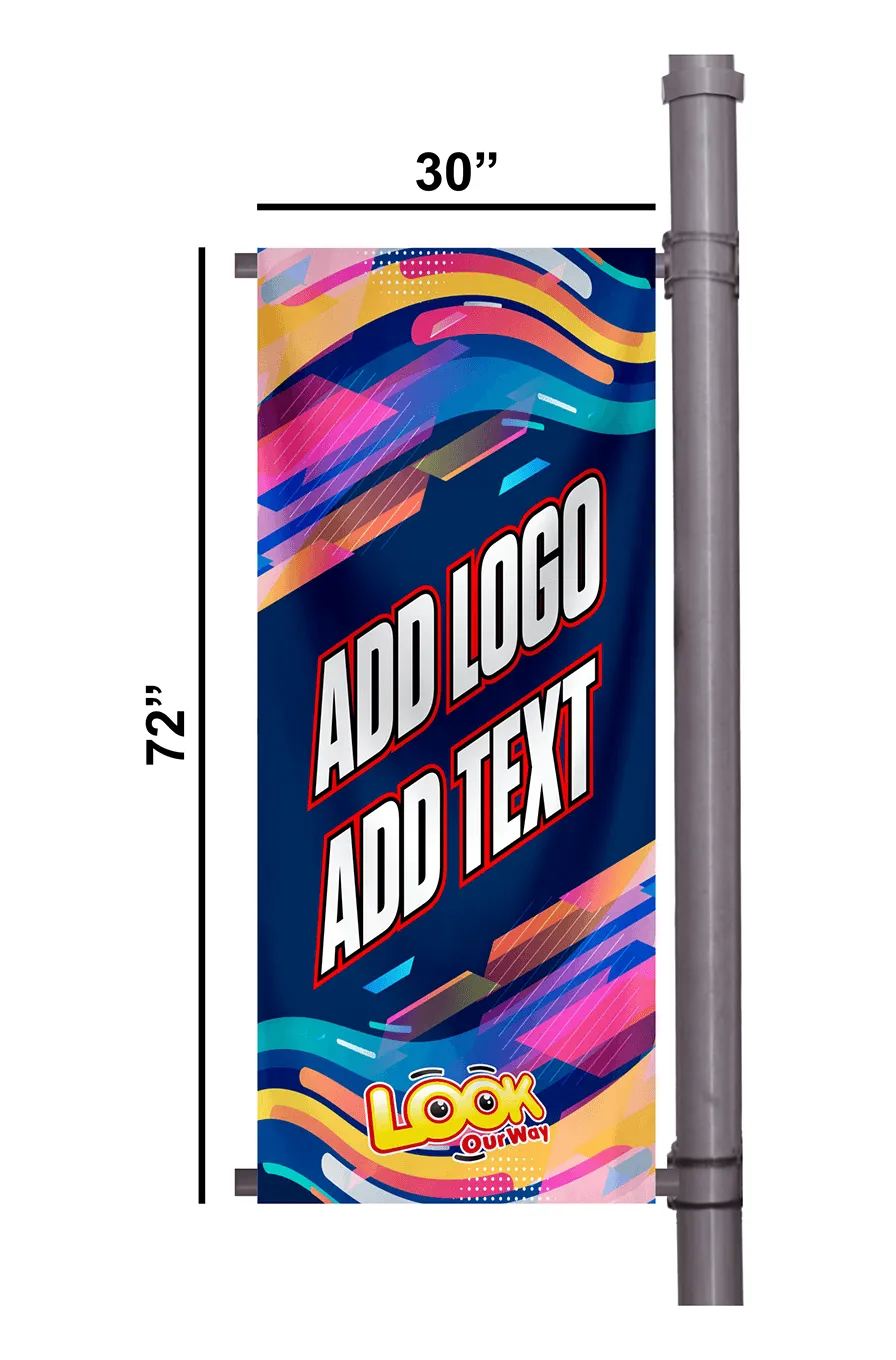 Custom Light Pole Banner