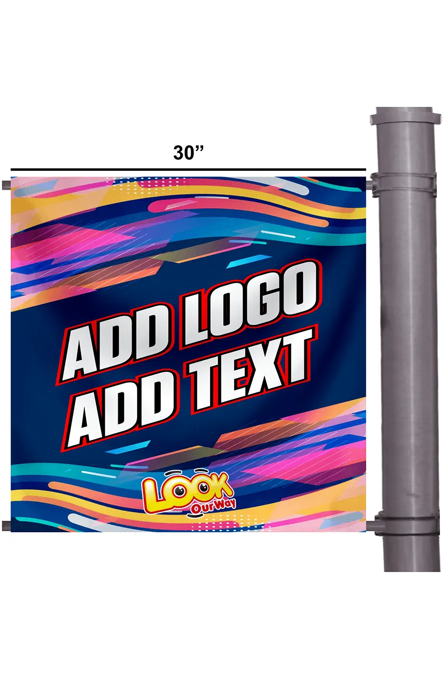 Custom Light Pole Banner