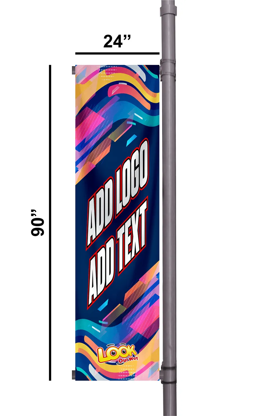 Custom Light Pole Banner