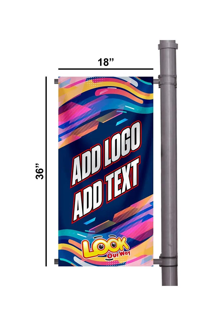 Custom Light Pole Banner