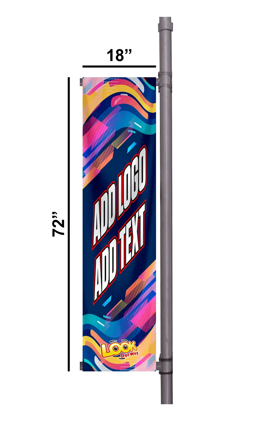 Custom Light Pole Banner