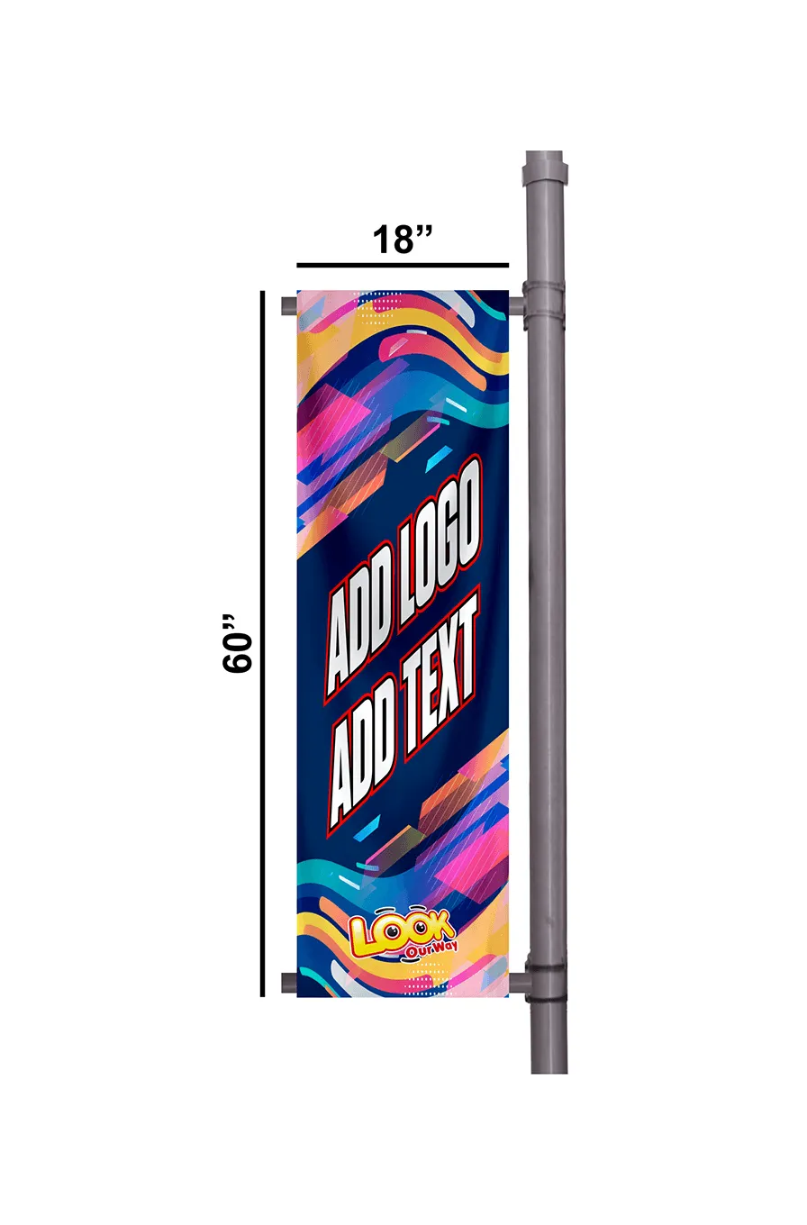 Custom Light Pole Banner