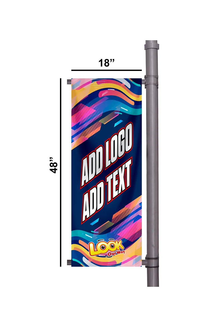 Custom Light Pole Banner