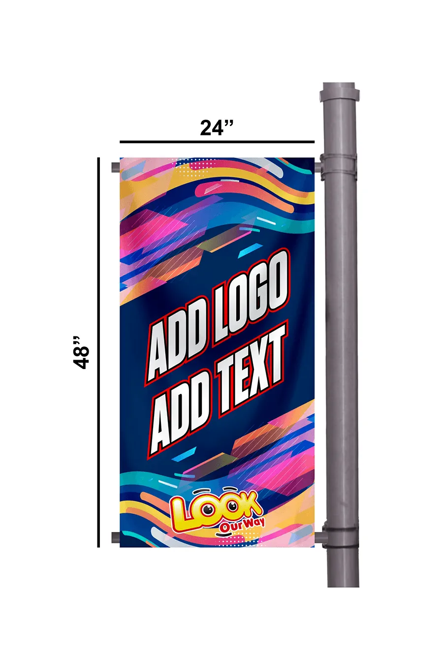 Custom Light Pole Banner