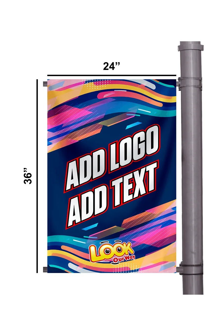 Custom Light Pole Banner