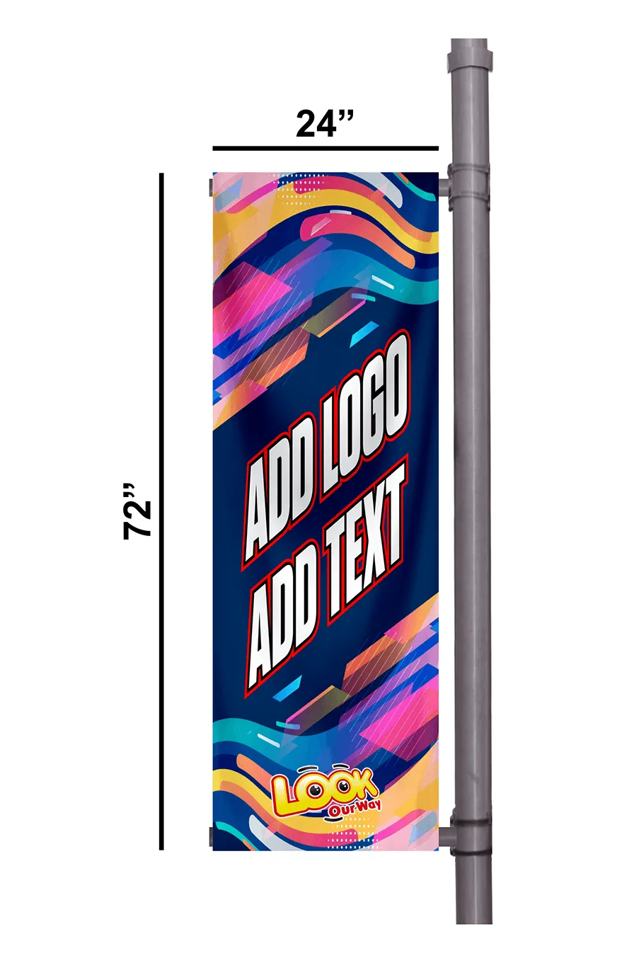 Custom Light Pole Banner