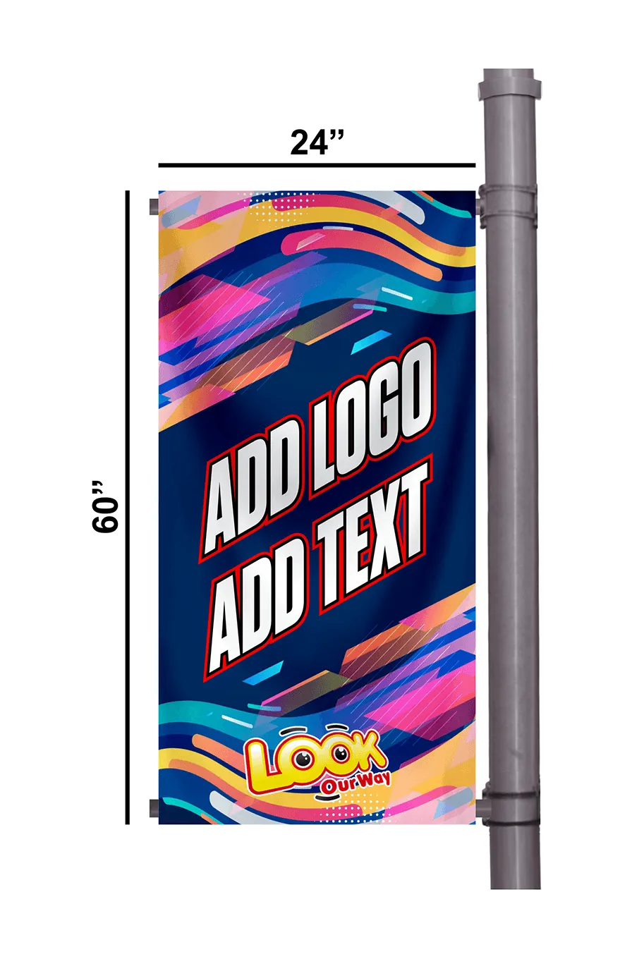 Custom Light Pole Banner