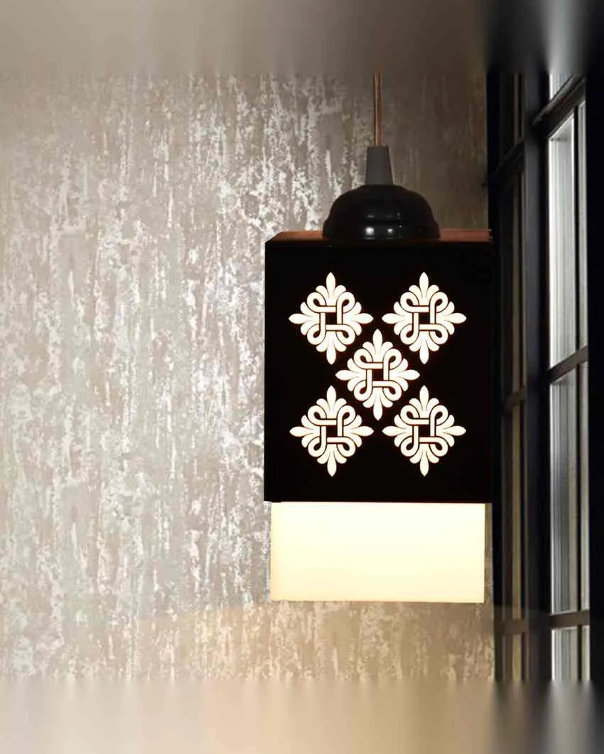 Deckey 3 Lights Hallway Wooden Pendant Ceiling Lamp | 5 x 6 x 32 inches