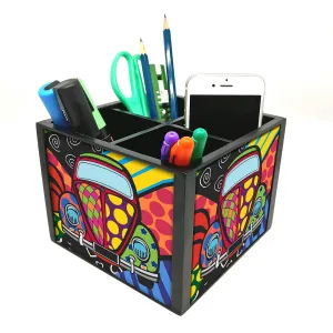 Desk Organizer For Stationery -  Taxi Art