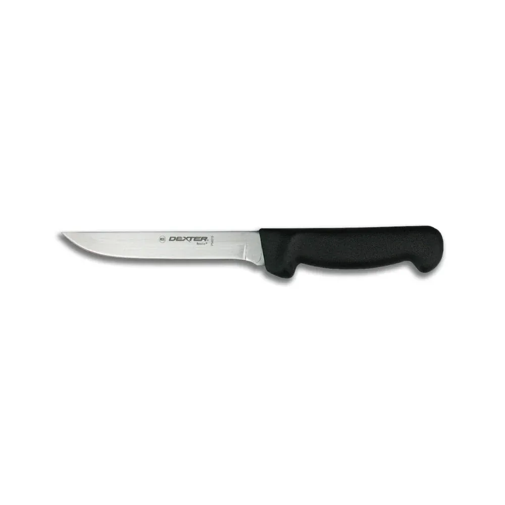 Dexter Russell 31615B Basics 6" Wide Boning Knife Black Handle P94819B